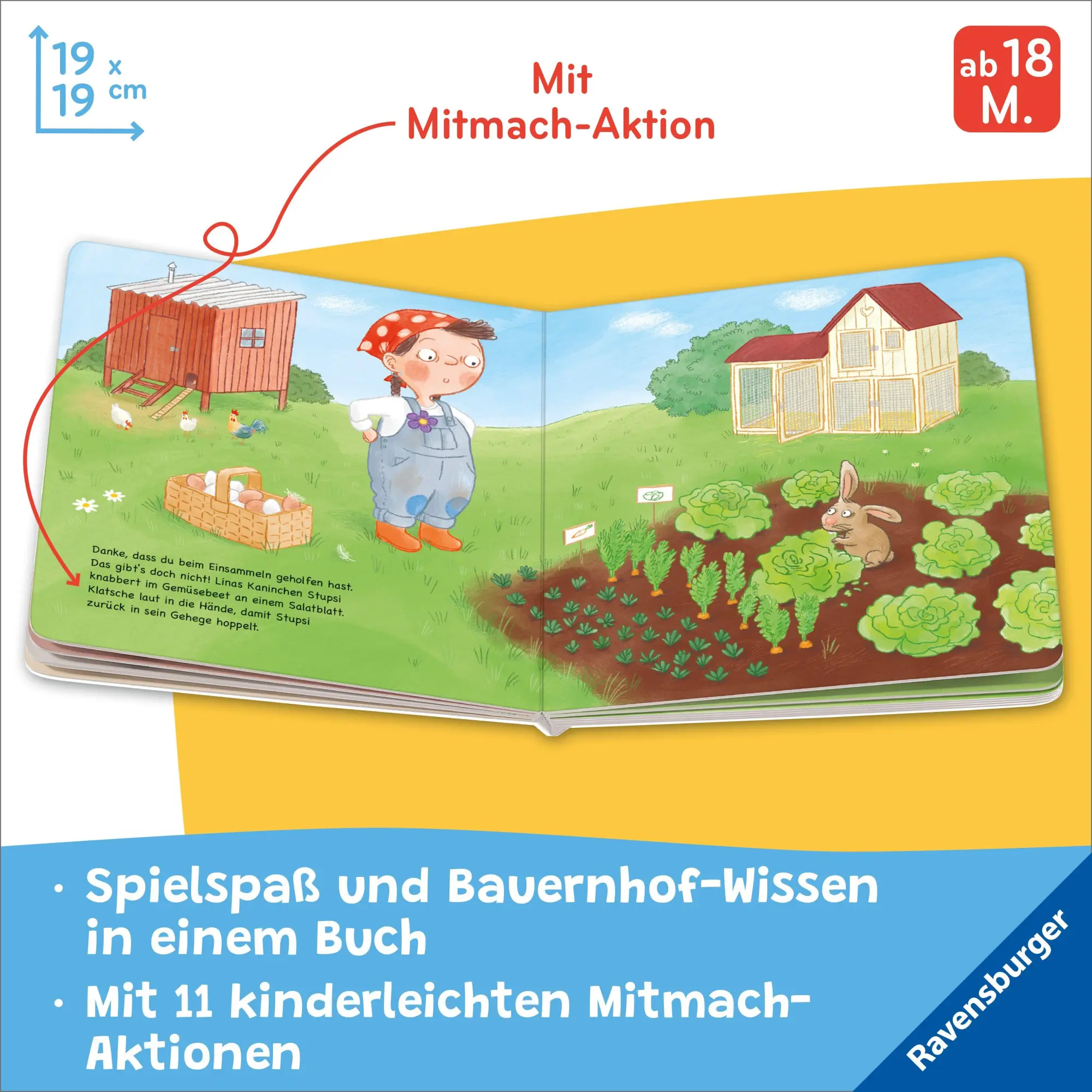Bild: 9783473422111 | Fahr mit dem Traktor! Mein Bauernhof-Mitmachbuch | Bernd Penners