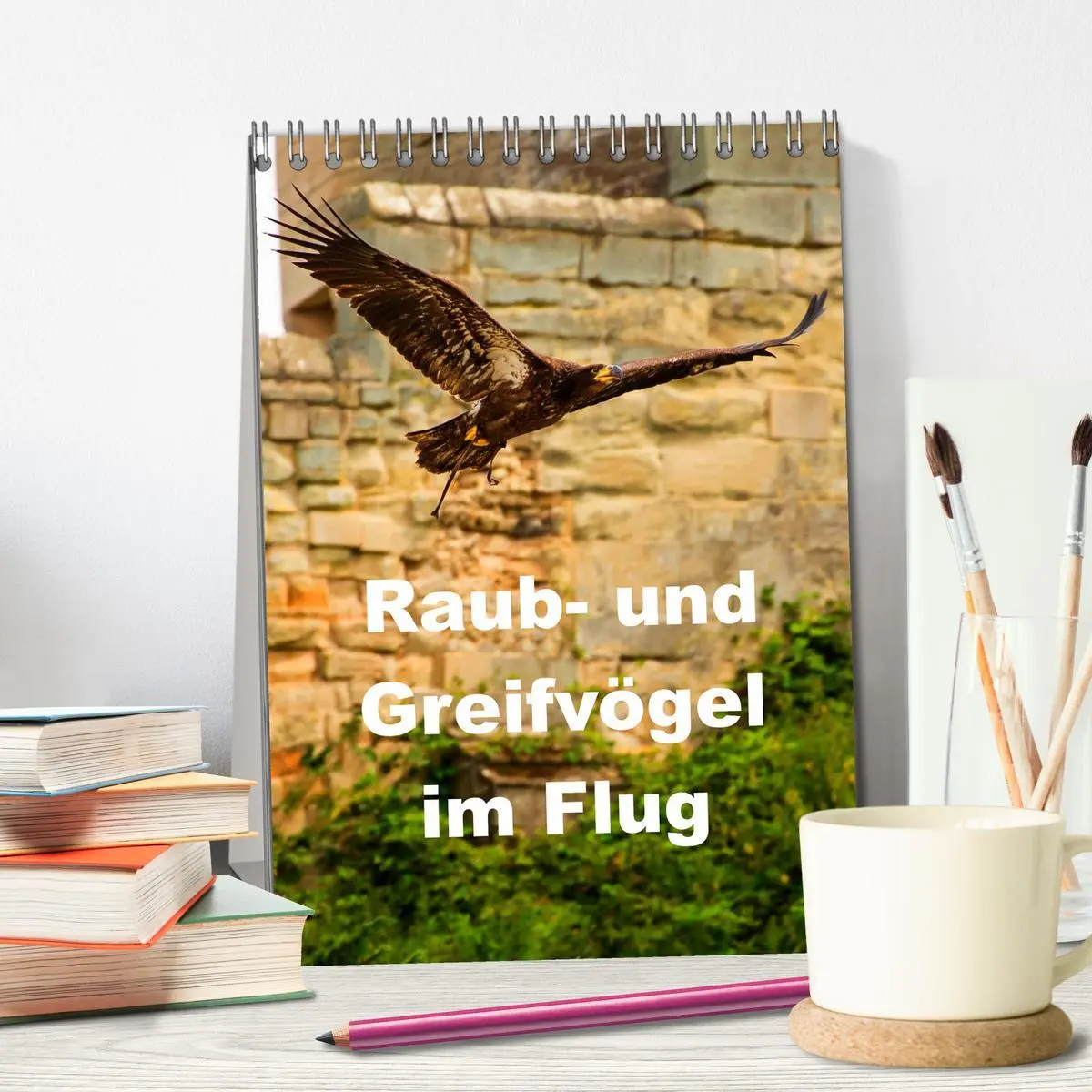 Bild: 9783516462111 | Raub- und Greifvögel im Flug (Tischkalender 2026 DIN A5 hoch),...