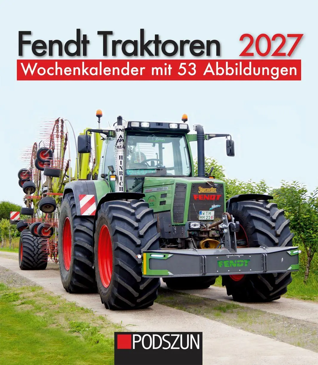 Cover: 9783751612111 | Fendt Traktoren 2027 | Wochenkalender mit 53 Abbildungen | Kalender
