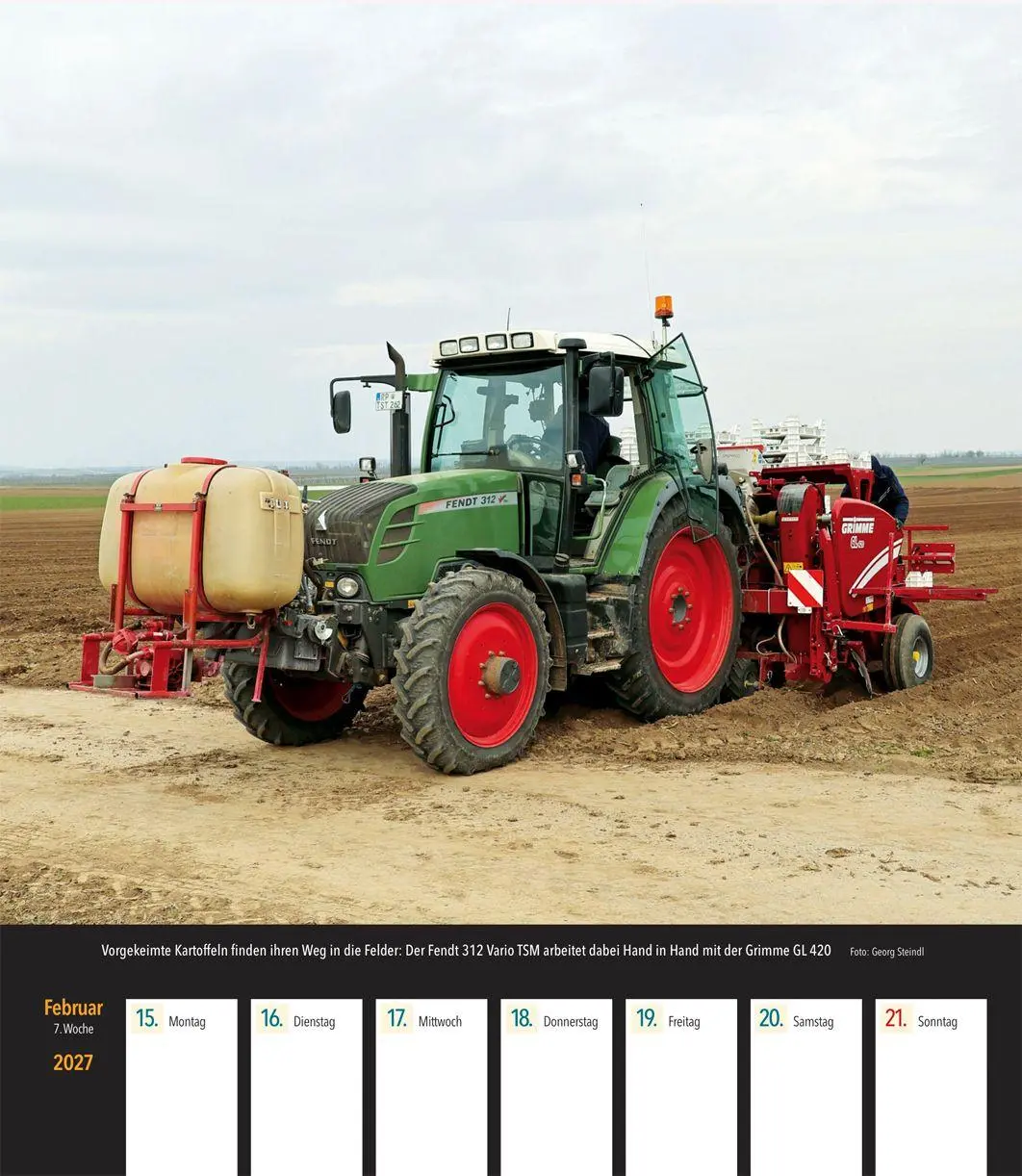 Bild: 9783751612111 | Fendt Traktoren 2027 | Wochenkalender mit 53 Abbildungen | Kalender
