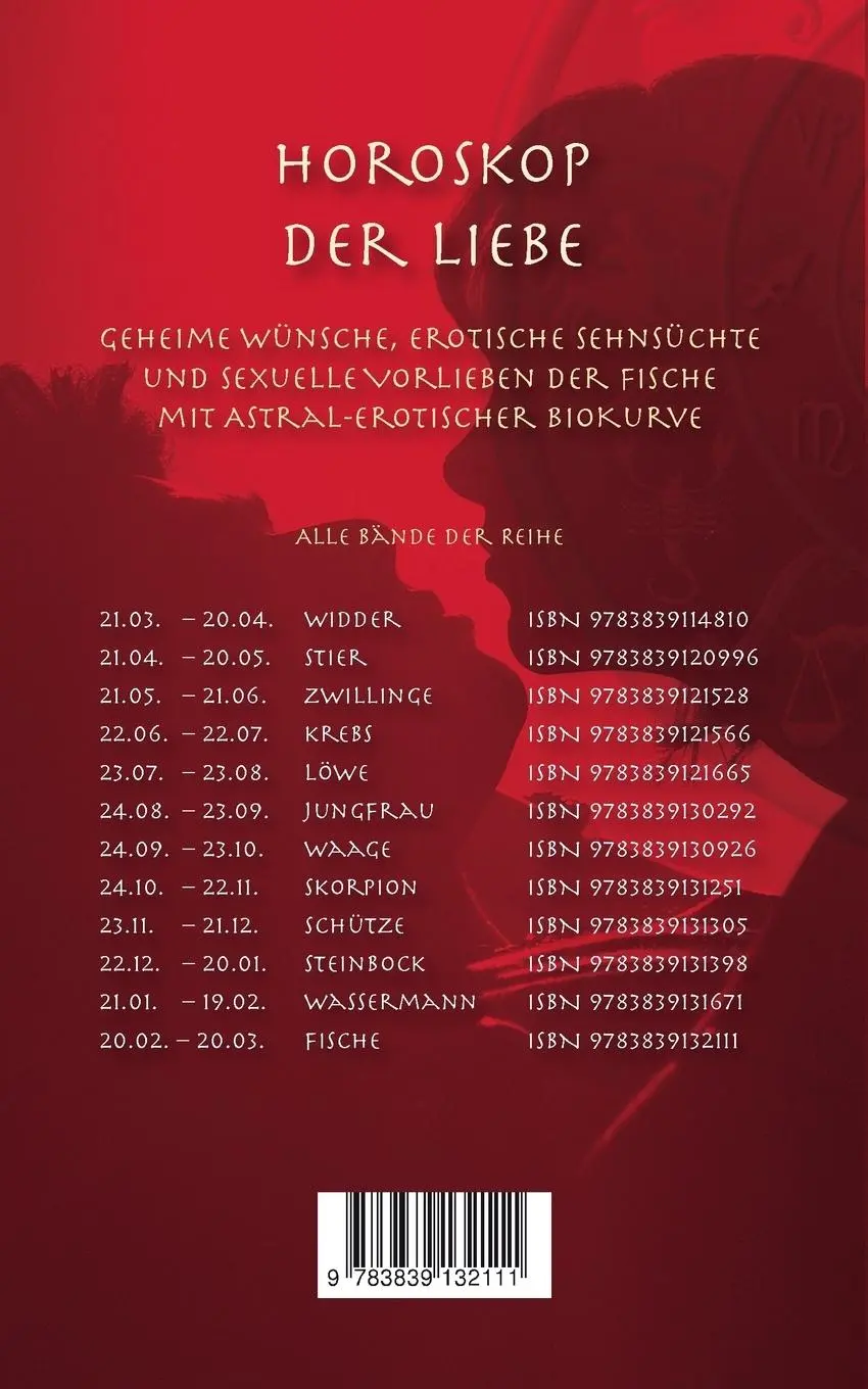Rückseite: 9783839132111 | Horoskop der Liebe - Sternzeichen Fische | Lea Aubert | Taschenbuch