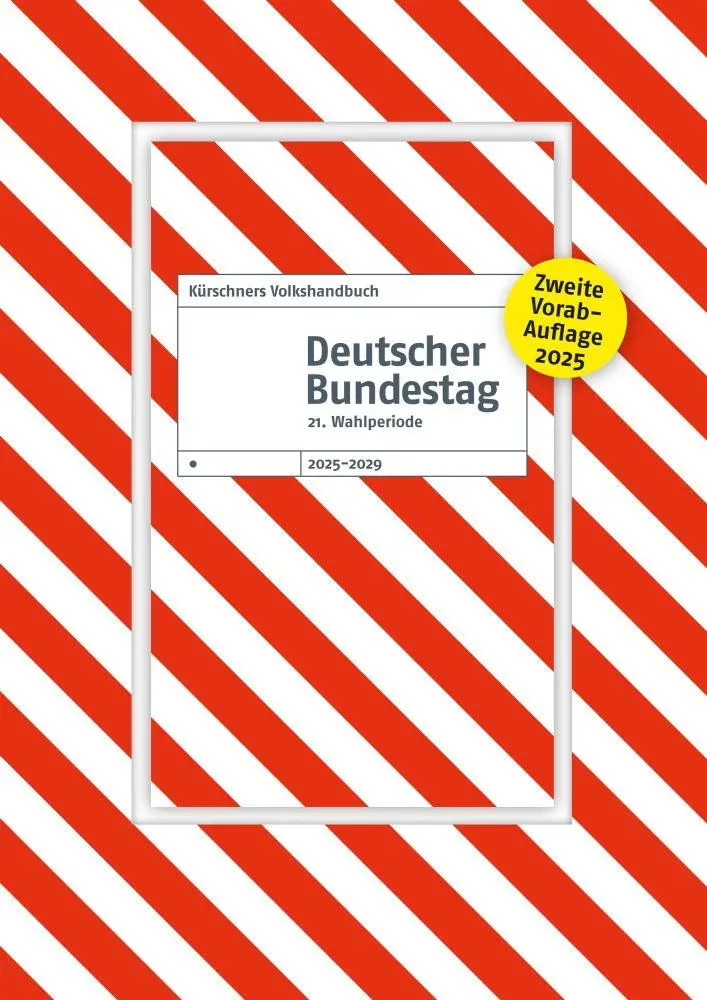 Cover: 9783958792111 | 2. Sonderausgabe Kürschners Volkshandbuch Deutscher Bundestag | 60 S.
