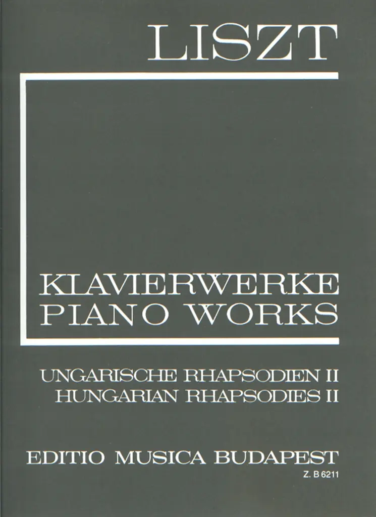Cover: 9790080062111 | Ungarische Rhapsodien Band 2 | Franz Liszt | EMB Liszt Works | Buch