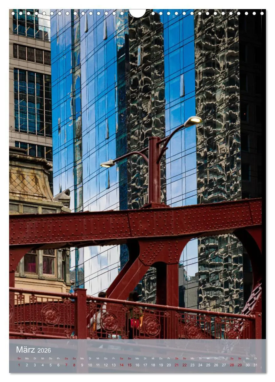 Bild: 9783516382211 | Architektur Facetten Chicago 2026 (Wandkalender 2026 DIN A3 hoch),...