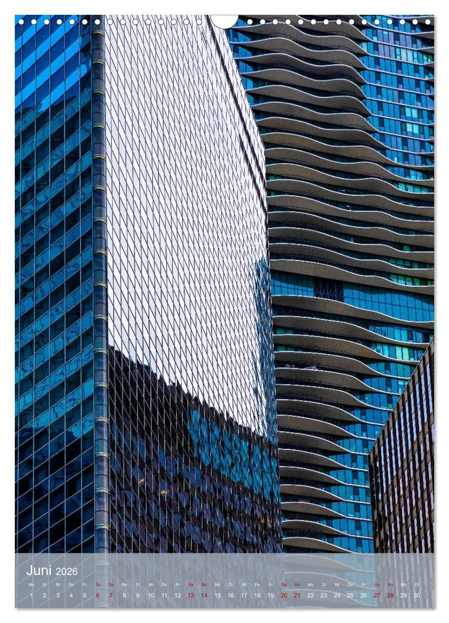 Bild: 9783516382211 | Architektur Facetten Chicago 2026 (Wandkalender 2026 DIN A3 hoch),...