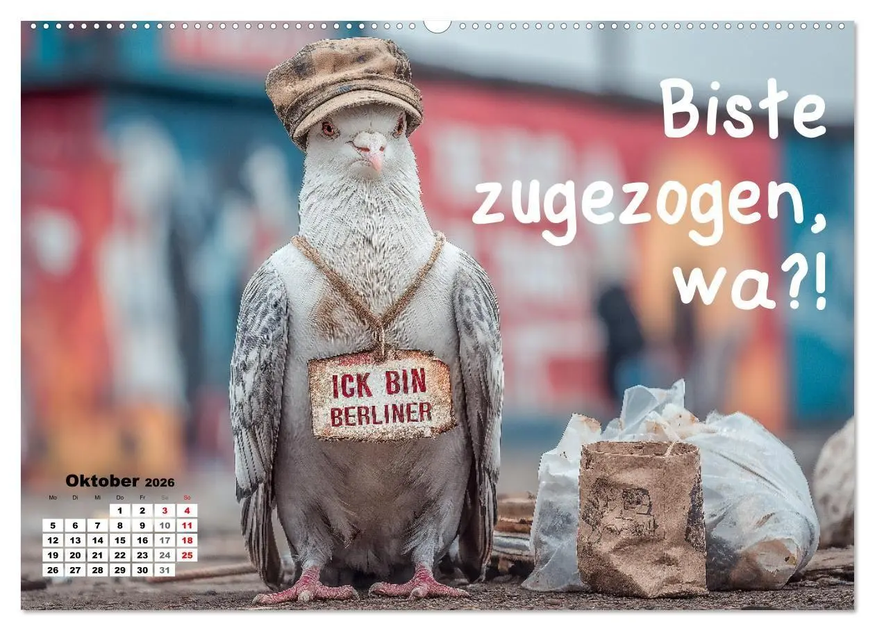 Bild: 9783516692211 | Freche Tauben - Lustiger Sprüchekalender mit Berliner Schnautze...