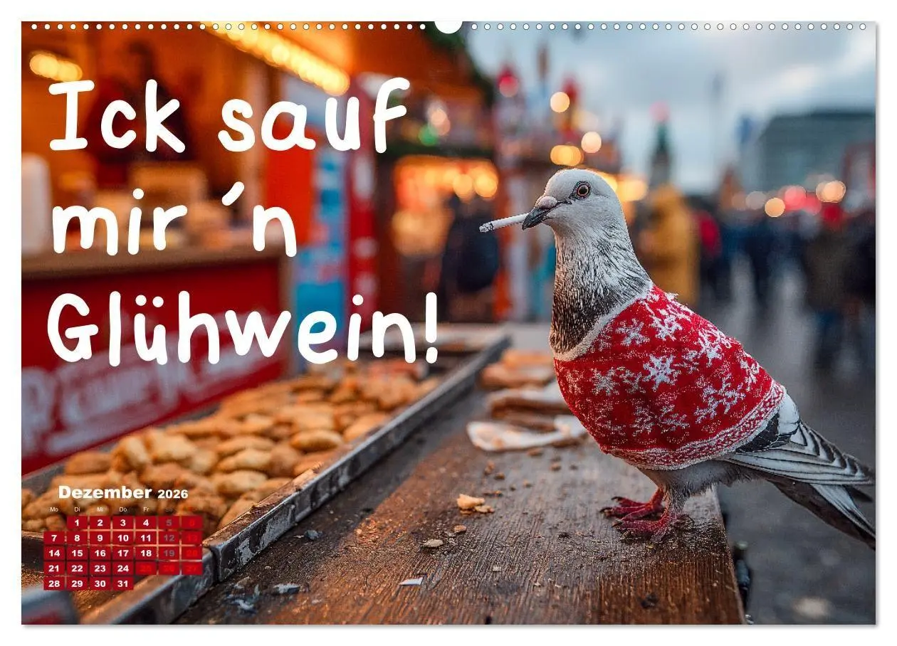 Bild: 9783516692211 | Freche Tauben - Lustiger Sprüchekalender mit Berliner Schnautze...