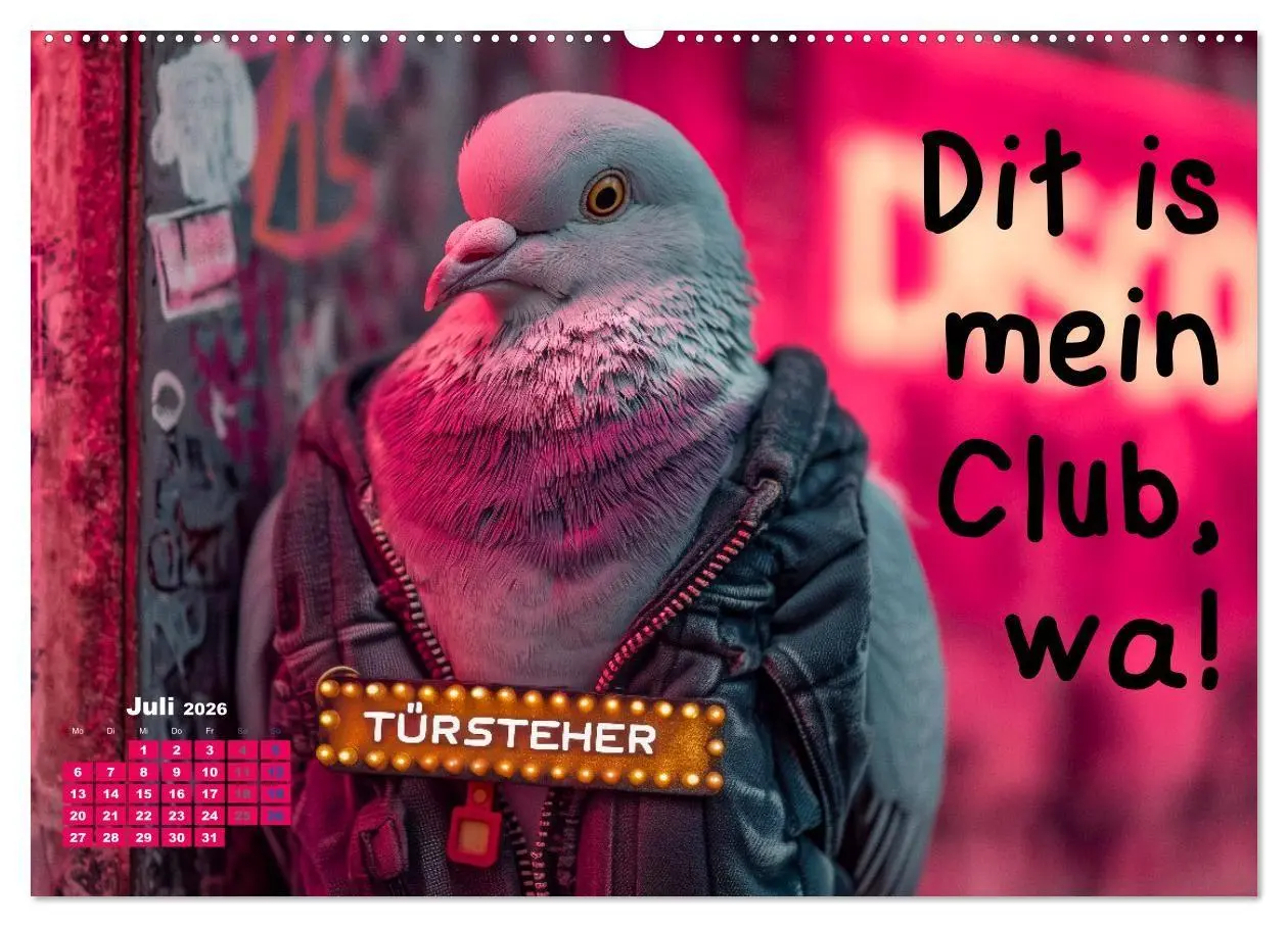 Bild: 9783516692211 | Freche Tauben - Lustiger Sprüchekalender mit Berliner Schnautze...