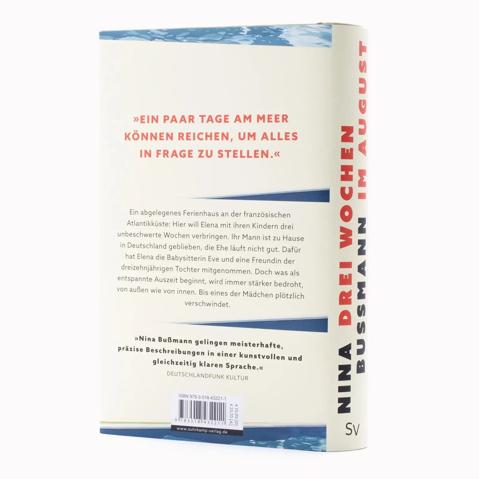 Bild: 9783518432211 | Drei Wochen im August | Nina Bußmann | Buch | 318 S. | Deutsch | 2025