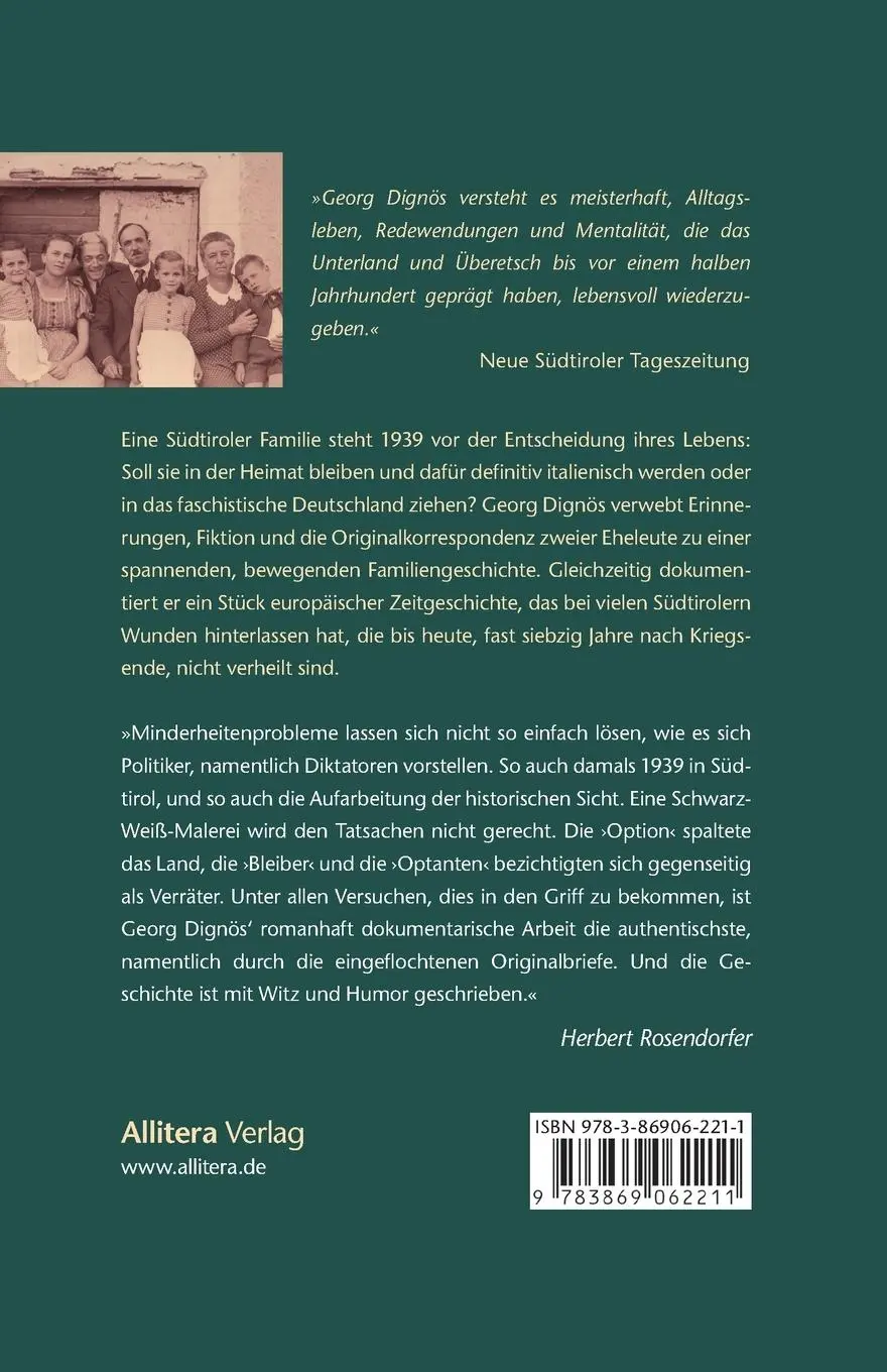 Rückseite: 9783869062211 | 'Wenn ich im Sommer wirklich gehen muss ...' | Georg Dignös | Buch