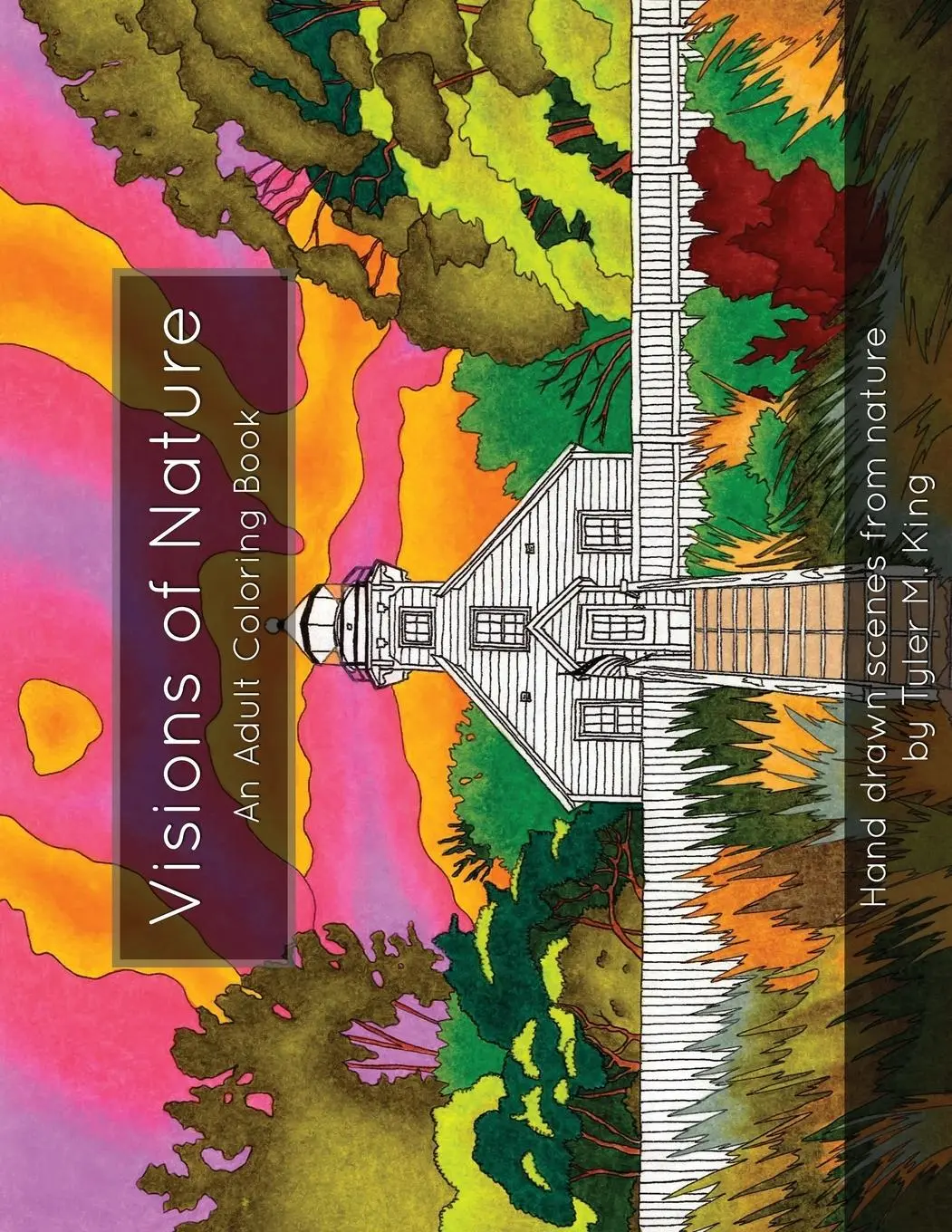 Cover: 9798988282211 | Visions of Nature | An Adult Coloring Book | Tyler King | Taschenbuch