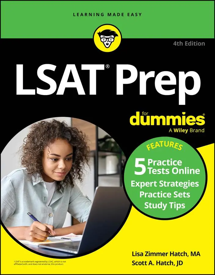 Cover: 9781394262311 | LSAT Prep for Dummies | Book + 5 Practice Tests Online | Hatch (u. a.)