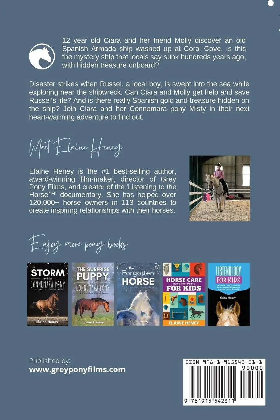 Rückseite: 9781915542311 | The Shipwreck and the Connemara Pony - The Coral Cove Horses Series