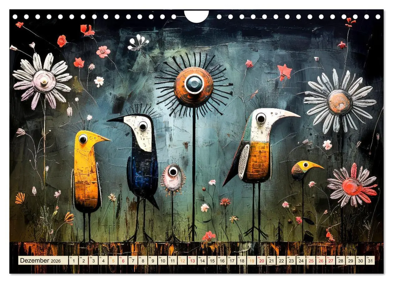 Bild: 9783457352311 | Vögel - ein schöner Tag (Wandkalender 2026 DIN A4 quer), CALVENDO...