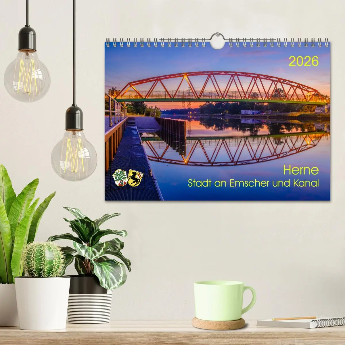 Bild: 9783457592311 | Herne: Stadt an Emscher und Kanal (Wandkalender 2026 DIN A4 quer),...