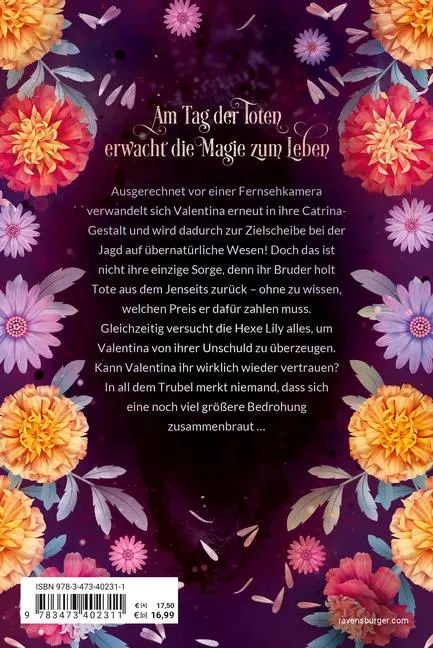 Bild: 9783473402311 | Flowers &amp; Bones, Band 2 - Kuss der Catrina | Sandra Grauer | Buch