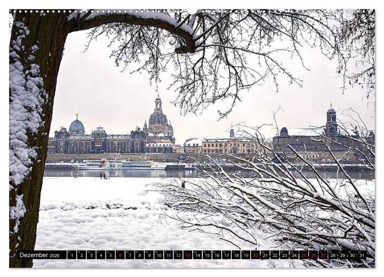 Bild: 9783516132311 | WUNDERVOLLES DRESDEN (hochwertiger Premium Wandkalender 2026 DIN A2...