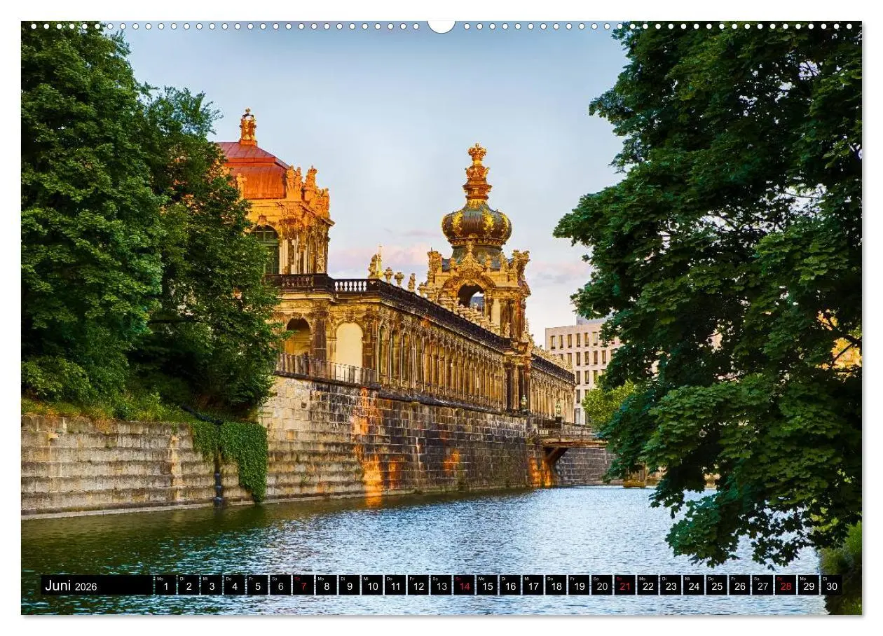 Bild: 9783516132311 | WUNDERVOLLES DRESDEN (hochwertiger Premium Wandkalender 2026 DIN A2...