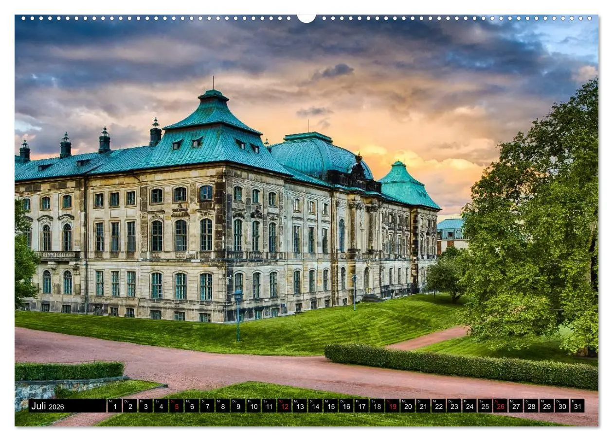 Bild: 9783516132311 | WUNDERVOLLES DRESDEN (hochwertiger Premium Wandkalender 2026 DIN A2...