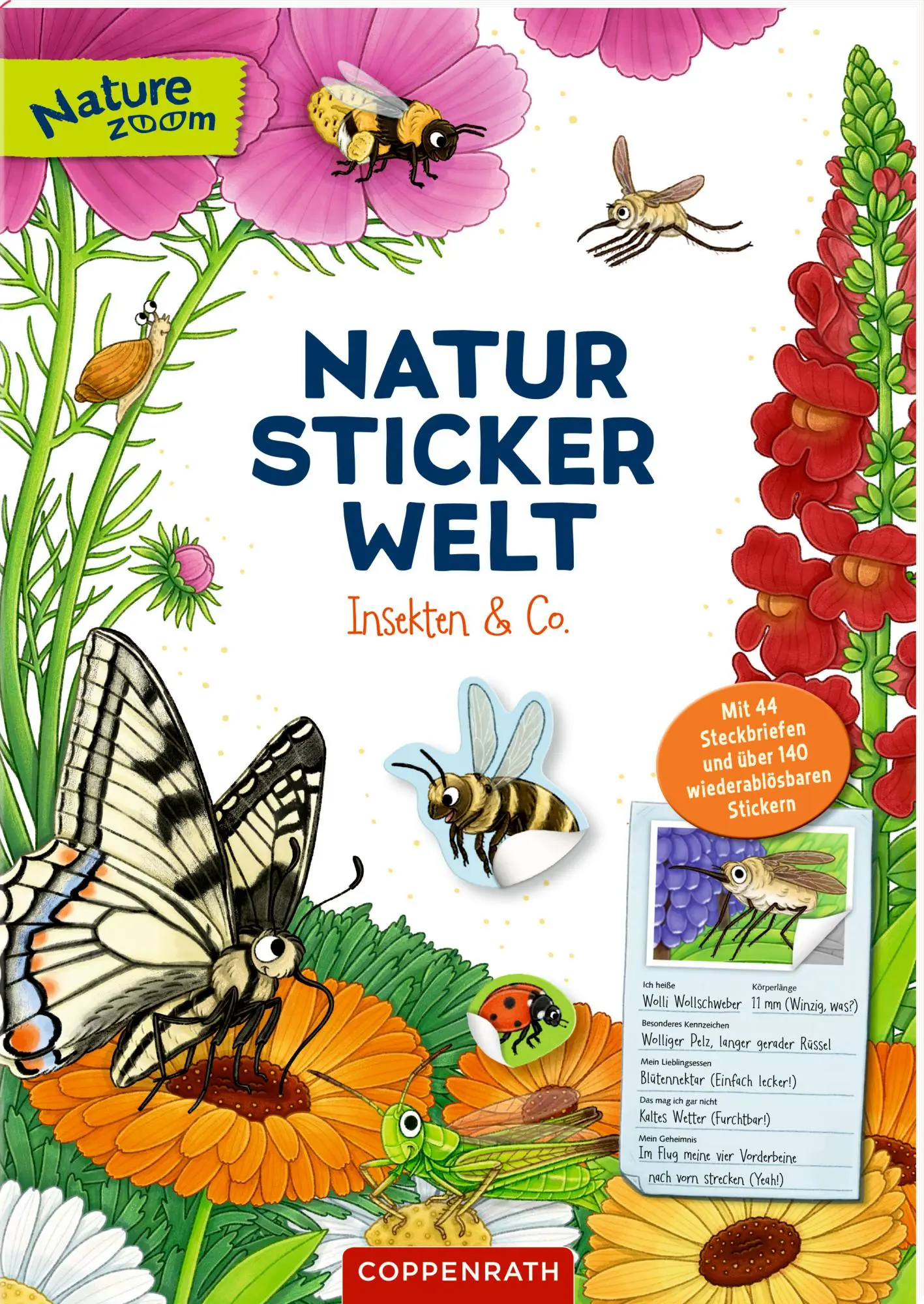 Cover: 9783649652311 | Natur-Stickerwelt - Insekten und Co. | Ruby Warnecke | Taschenbuch