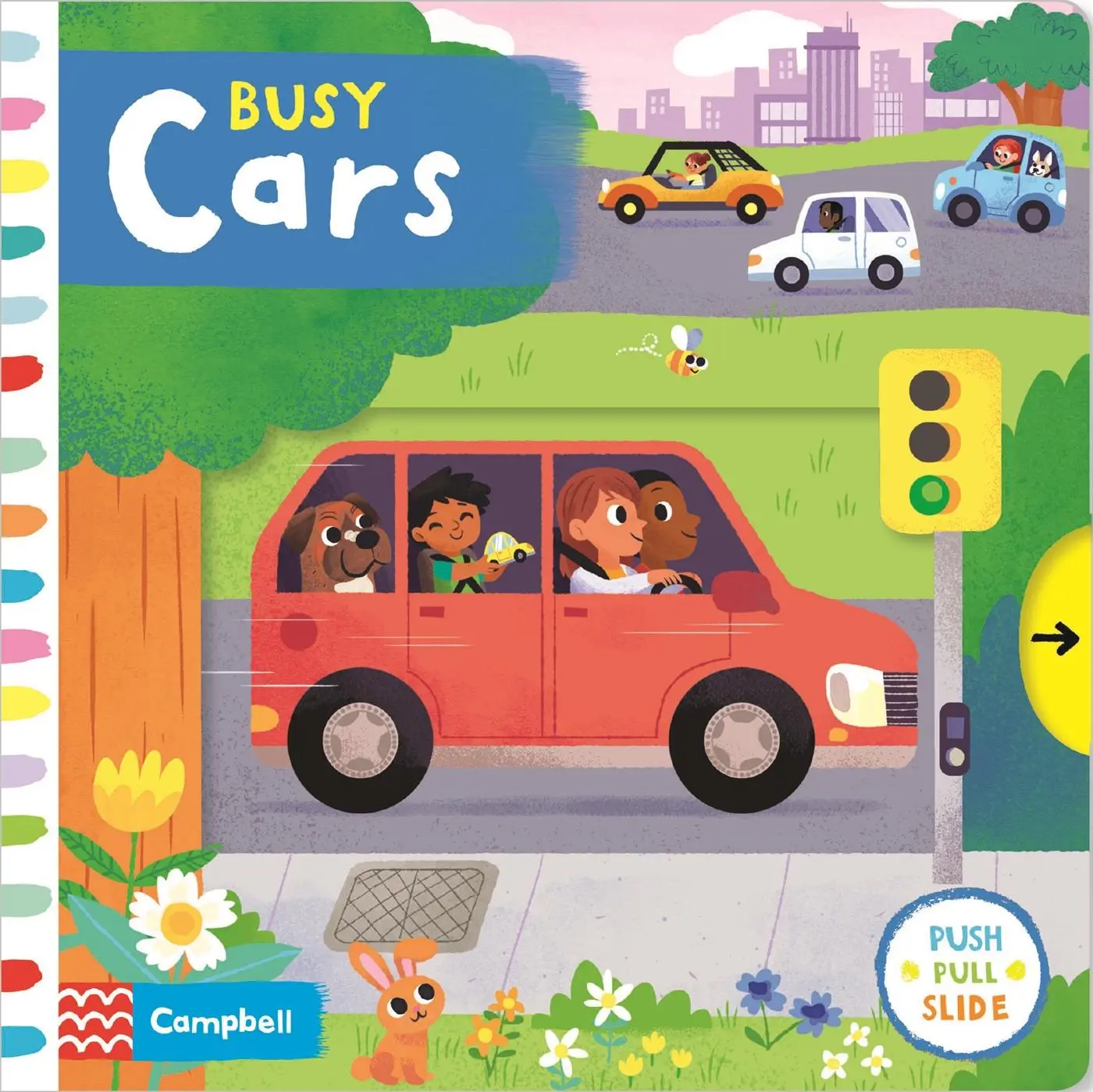 Cover: 9781529052411 | Busy Cars | A Push, Pull, Slide Book | Campbell Books | Buch | 2021
