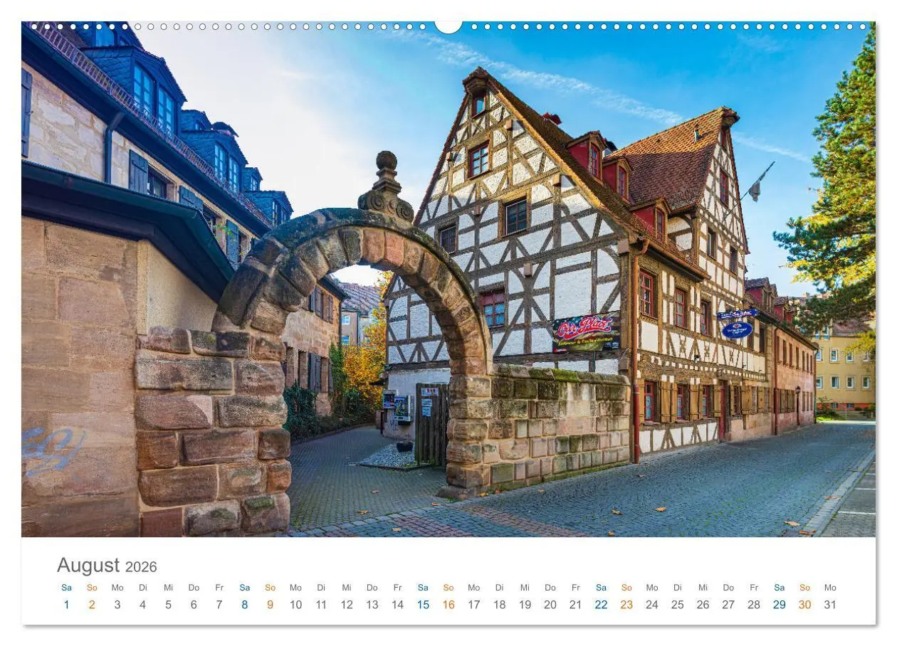 Bild: 9783457272411 | Fürth - die Denkmalstadt (Wandkalender 2026 DIN A2 quer), CALVENDO...
