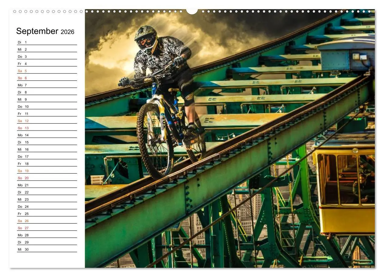 Bild: 9783457962411 | Mountainbike Trails (Wandkalender 2026 DIN A2 quer), CALVENDO...
