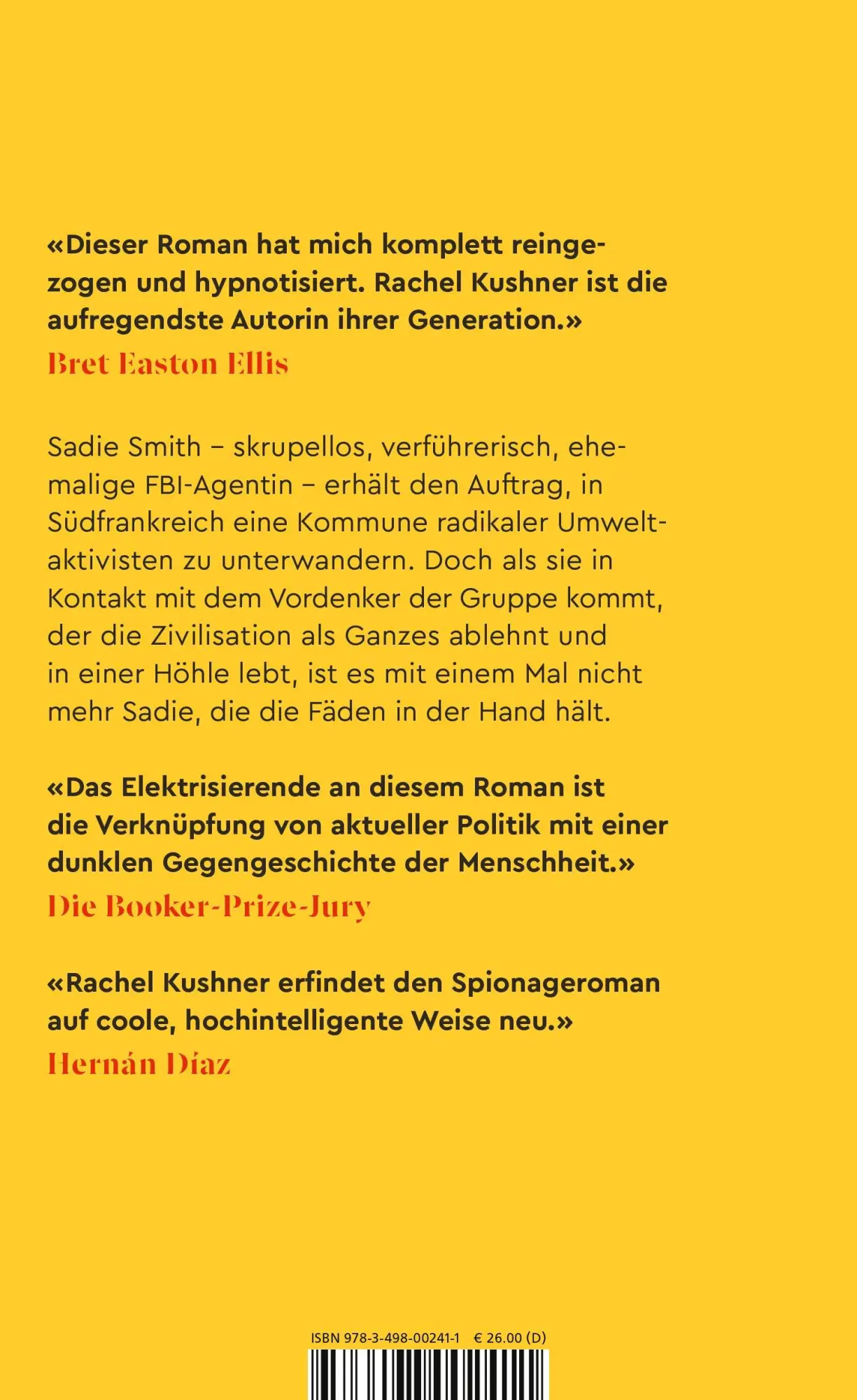 Rückseite: 9783498002411 | See der Schöpfung | Rachel Kushner | Buch | 480 S. | Deutsch | 2025