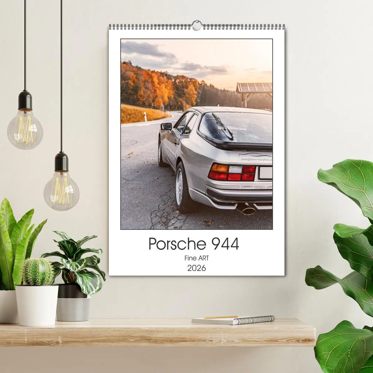 Bild: 9783516362411 | Porsche 944 - Fine Art (Wandkalender 2026 DIN A2 hoch), CALVENDO...