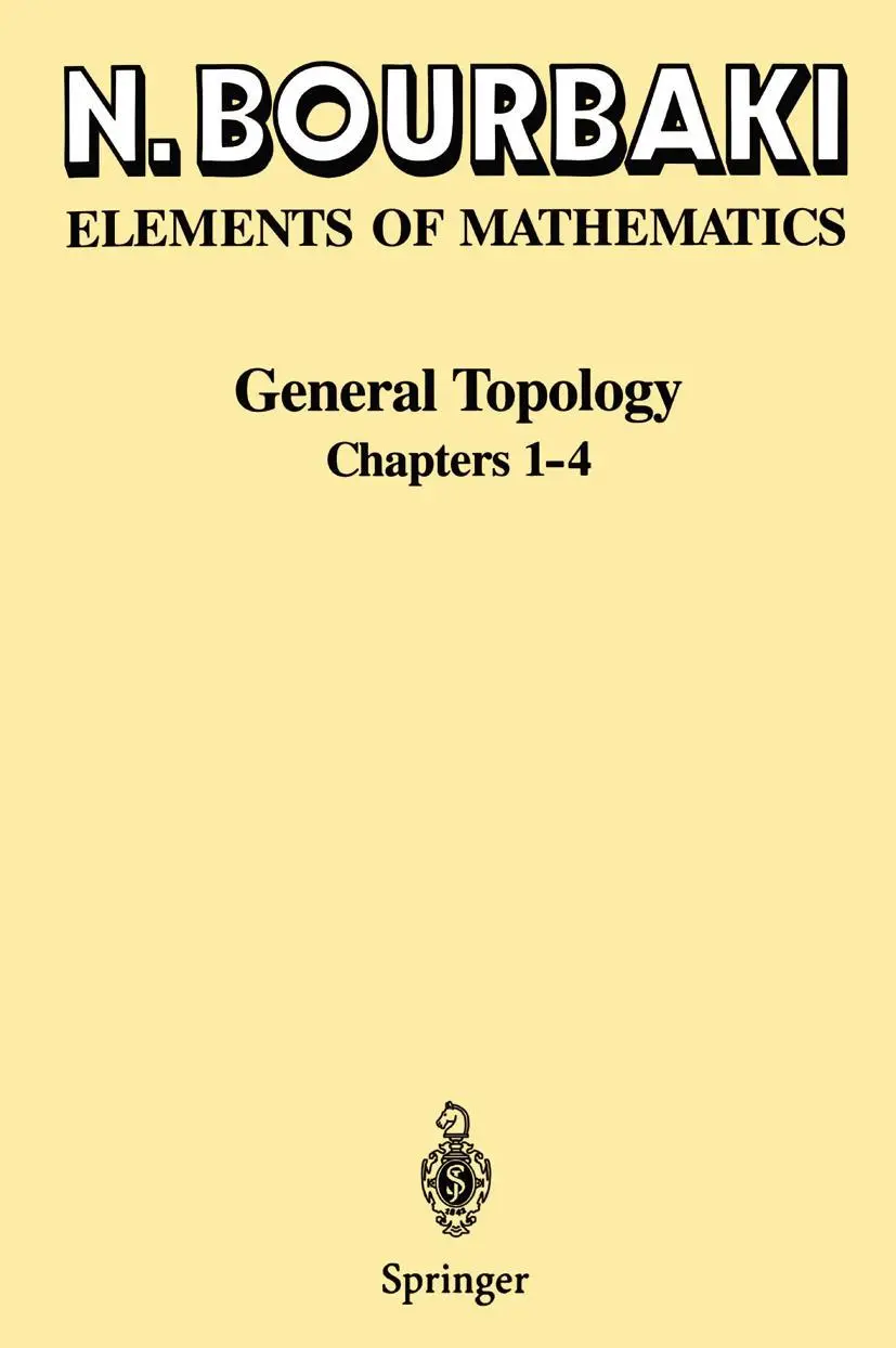 Cover: 9783540642411 | General Topology | Chapters 1-4 | N. Bourbaki | Taschenbuch | vii Cover: 9783540642411 | General Topology | Chapters 1-4 | N. Bourbaki | Taschenbuch | vii