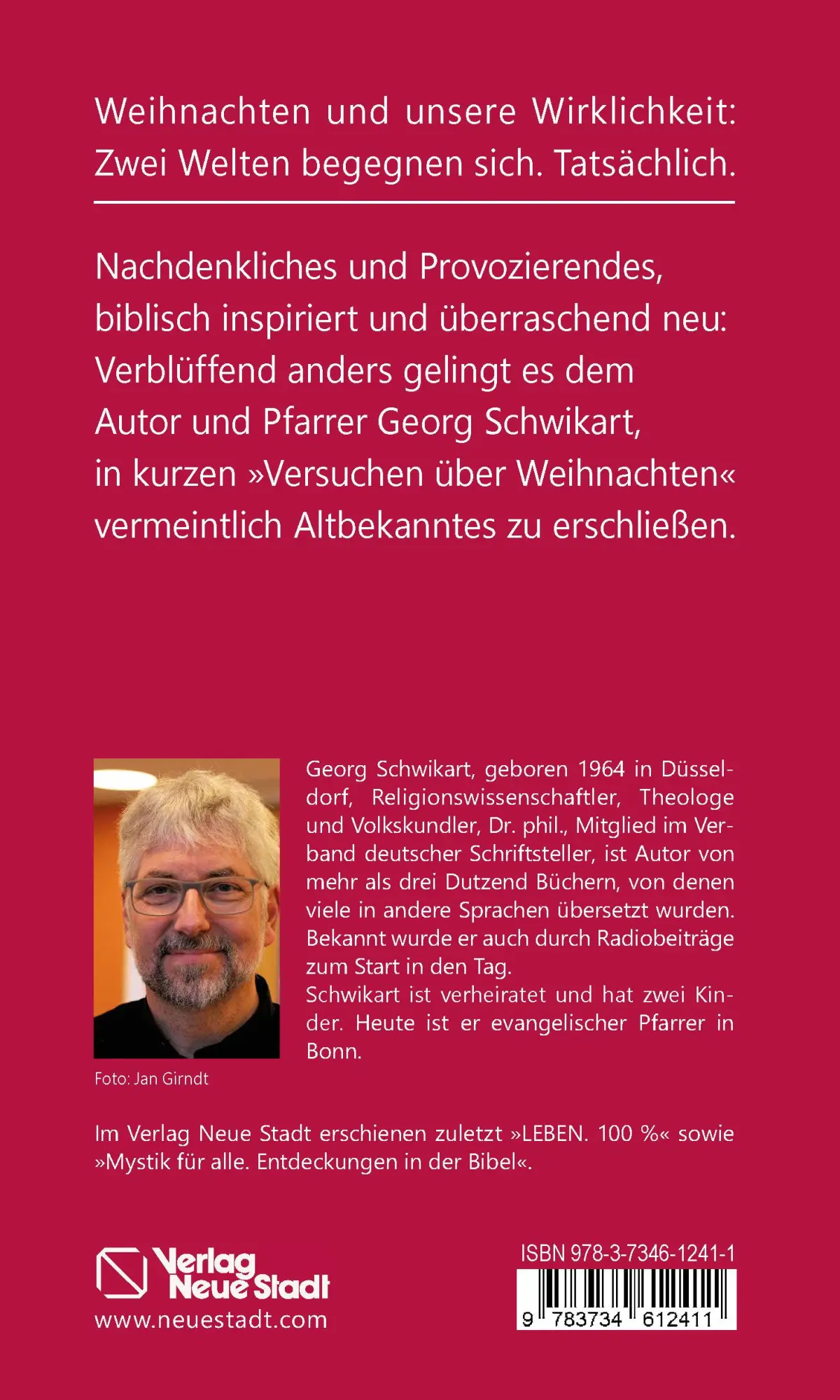 Rückseite: 9783734612411 | Ein Klaps, ein Schrei und eine neue Zeit beginnt | Weihnachtliches