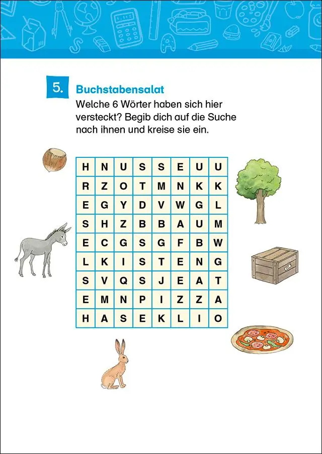 Bild: 9783743212411 | 66 Kreuzworträtsel für Leseprofis - 2. Klasse (Rot) | Rätseln | Buch