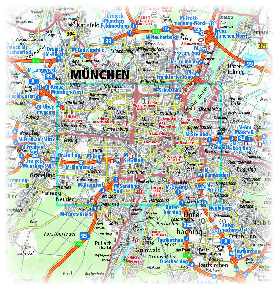 Bild: 9783961322411 | Publicpress Stadtplan Munich 1:18.000 | (Land-)Karte | Englisch | 2017