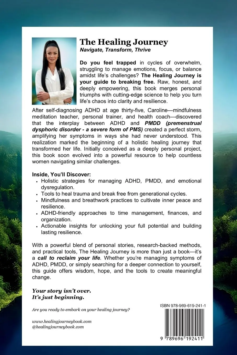 Rückseite: 9789696192411 | The Healing Journey - Navigating Adult ADHD and PMDD | Caroline Bakker