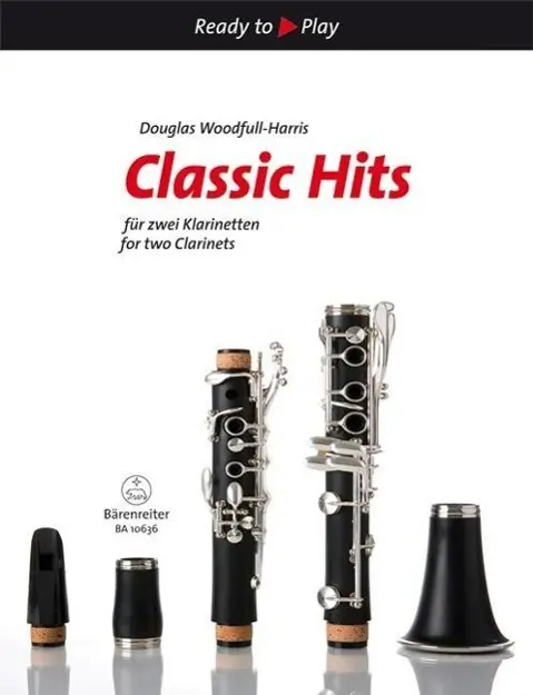 Cover: 9790006562411 | Classic Hits for two Clarinets | Partitur | Douglas Woodfull-Harris