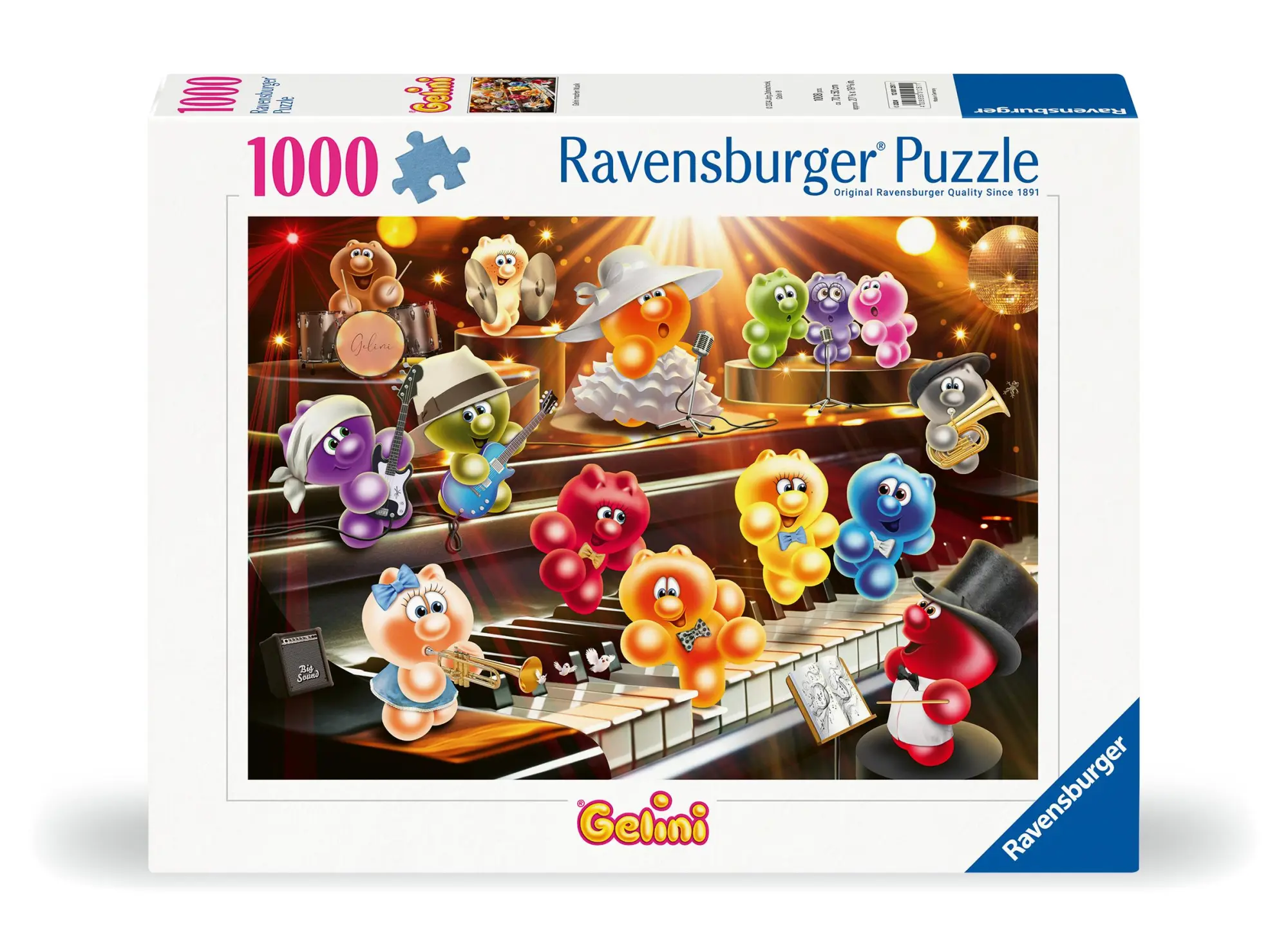 Cover: 4005555012511 | Erwachsenenpuzzle 1000 Teile - Gelini machen Musik | Spiel | 12001251