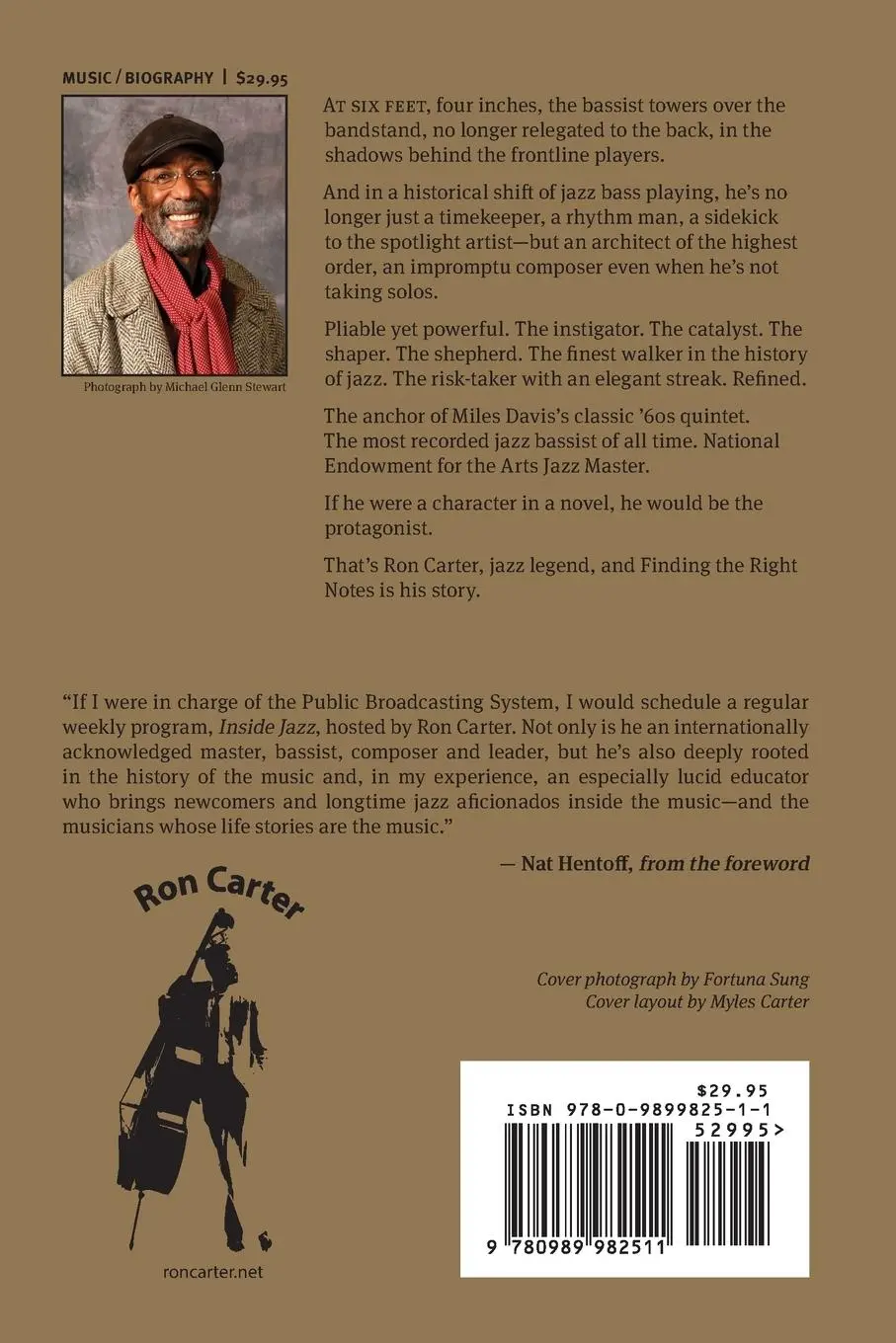Rückseite: 9780989982511 | Finding the Right Notes | Ron Carter (u. a.) | Taschenbuch | Englisch
