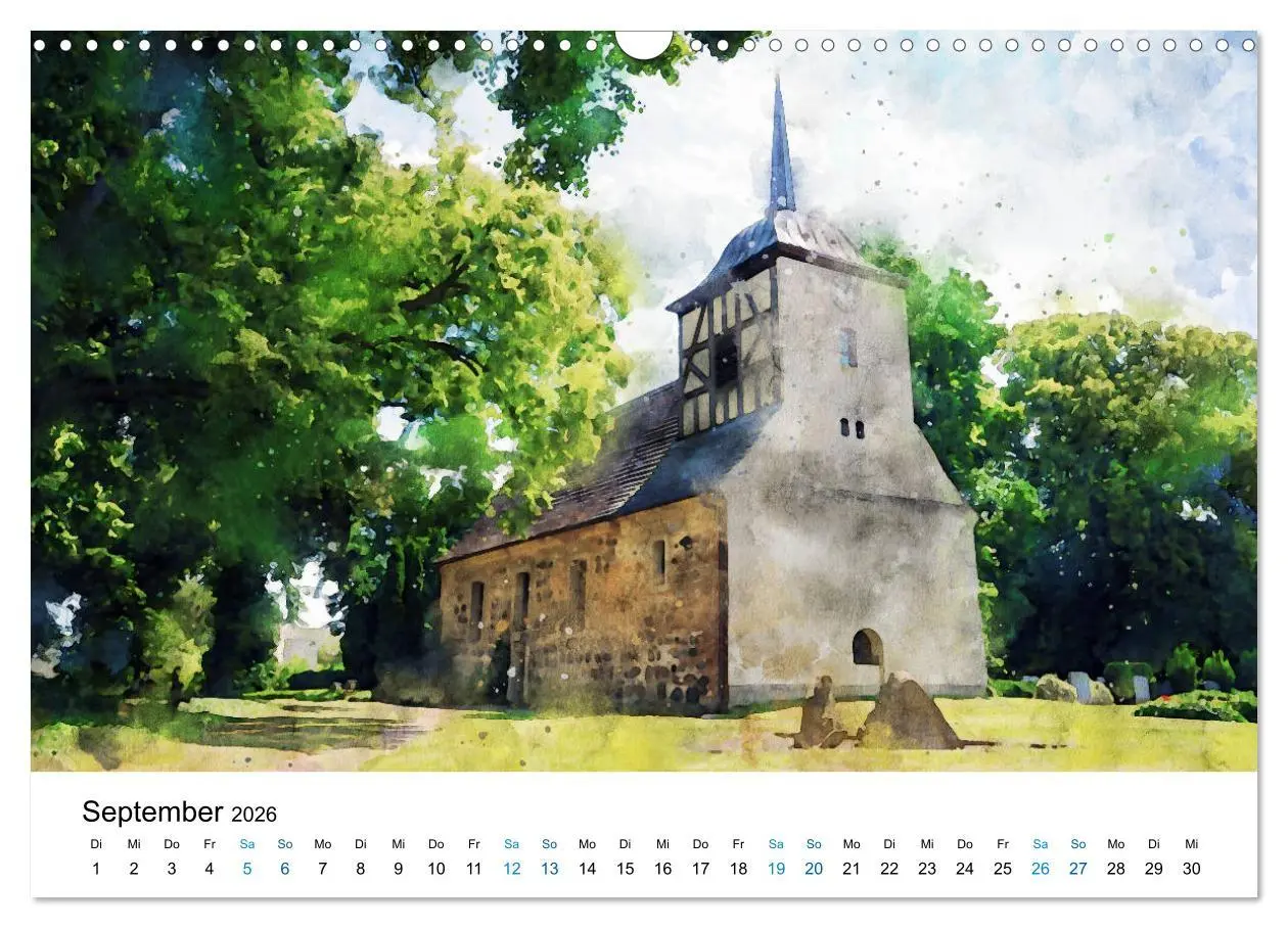 Bild: 9783457712511 | Havelland in Aquarell (Wandkalender 2026 DIN A3 quer), CALVENDO...