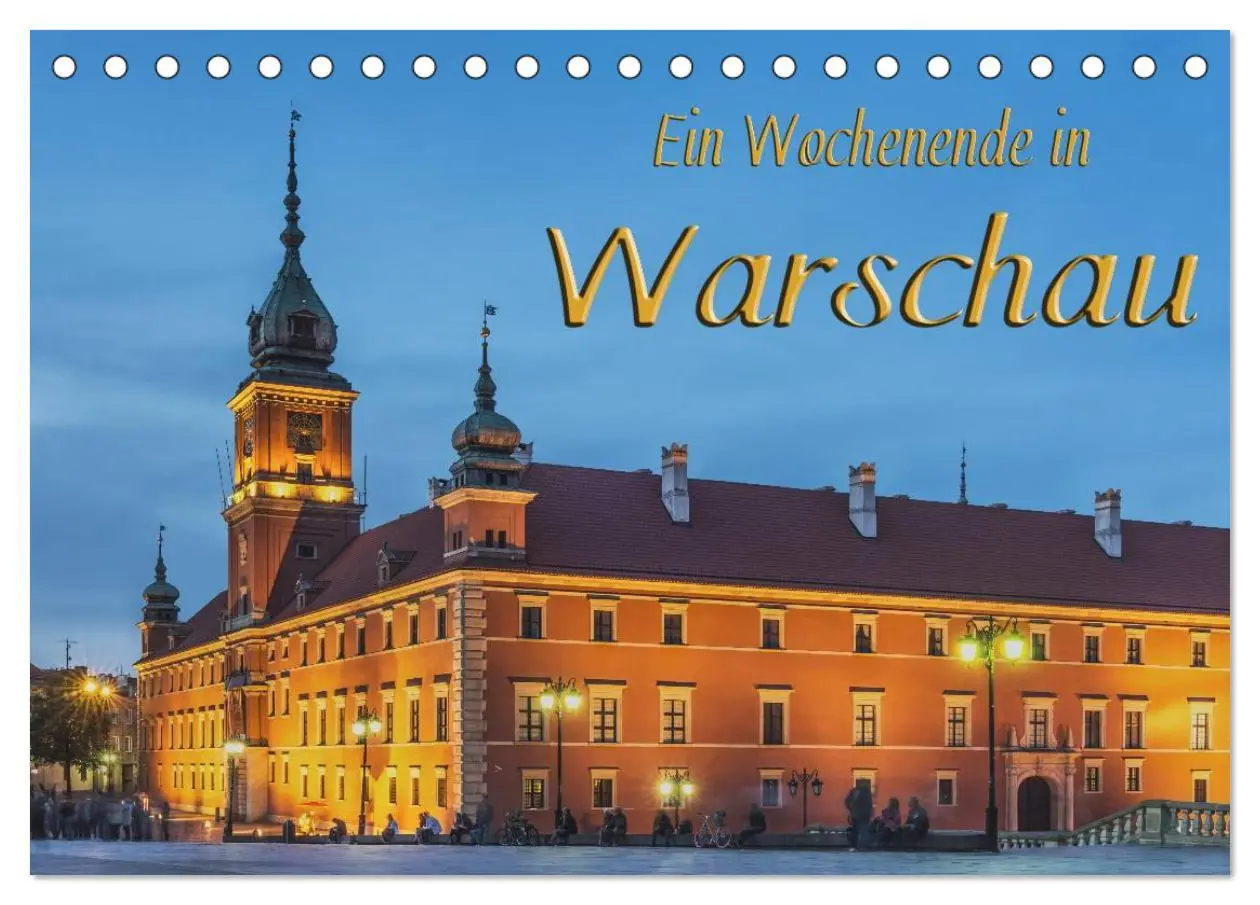 Cover: 9783516042511 | Ein Wochenende in Warschau (Tischkalender 2026 DIN A5 quer),...