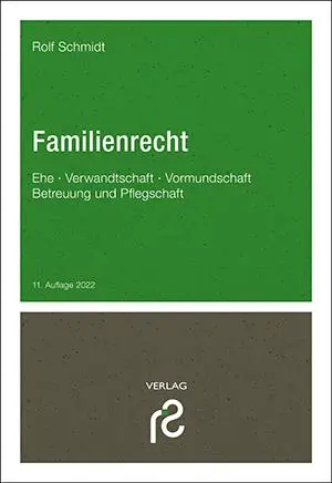 Cover: 9783866512511 | Familienrecht | Rolf Schmidt | Taschenbuch | XVI | Deutsch | 2022