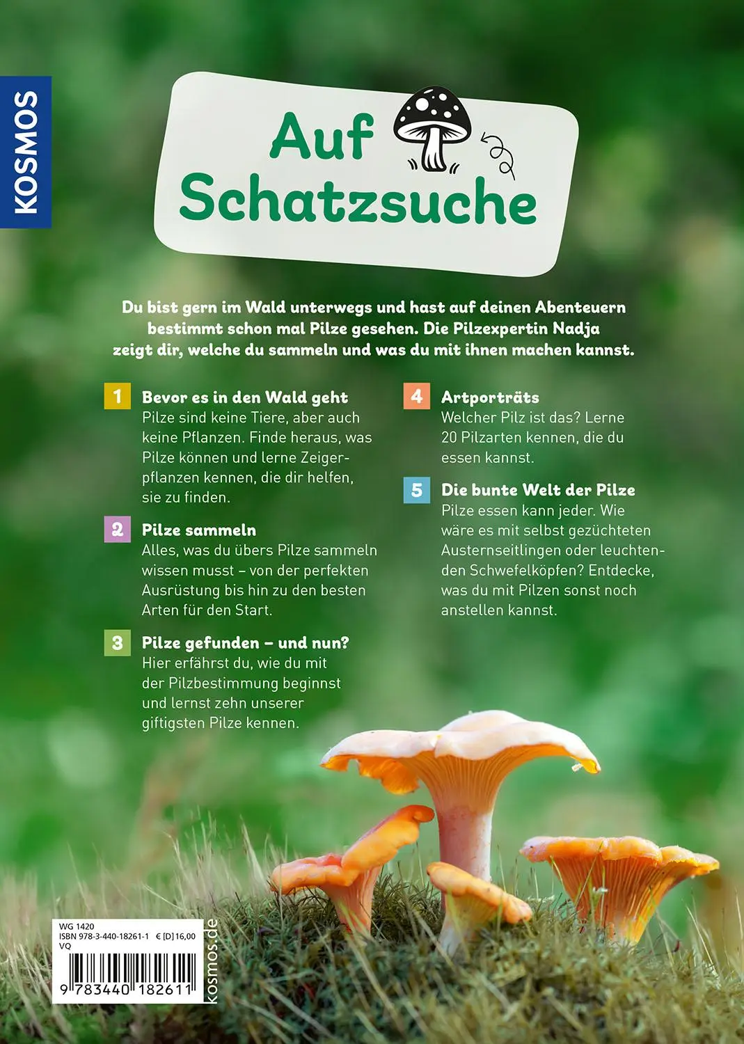 Bild: 9783440182611 | Das Pilzbuch für Kids | Nadja Frotscher-Kanka | Taschenbuch | 96 S.