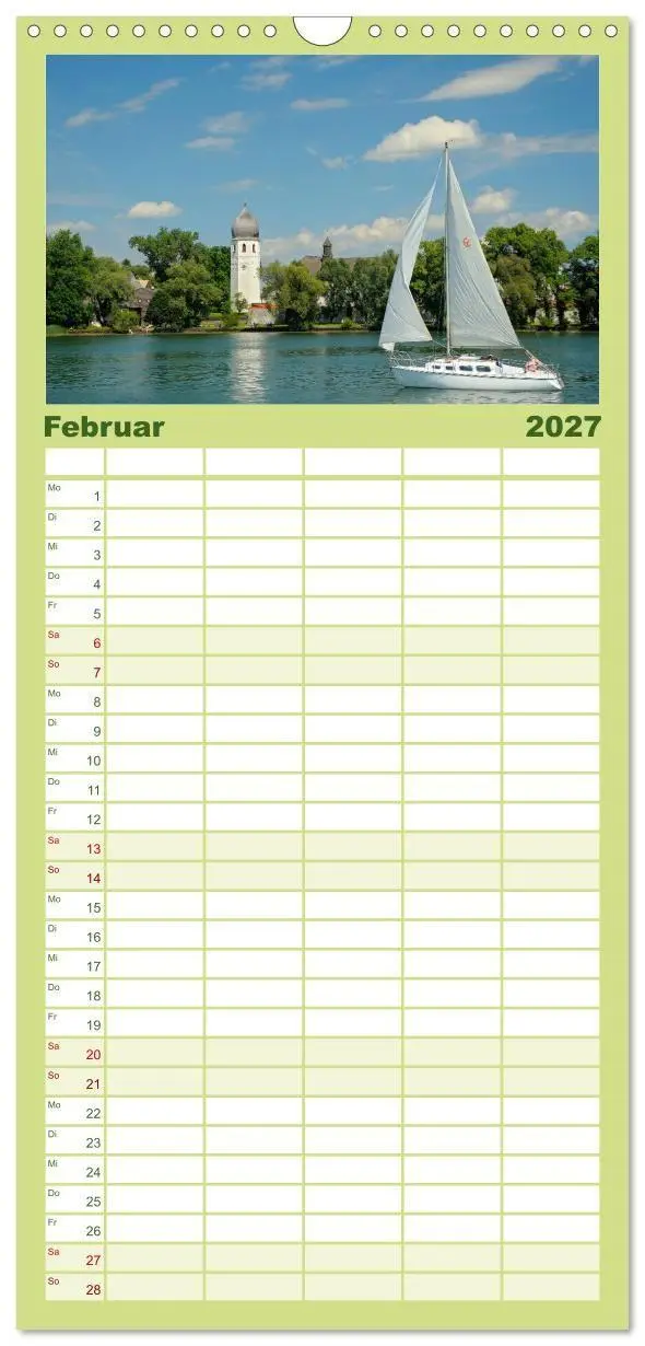 Bild: 9783594322611 | Familienplaner 2027 - Traumhafter Chiemsee - Impressionen vom...