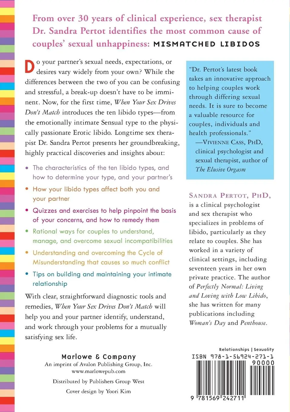 Rückseite: 9781569242711 | When Your Sex Drives Don't Match | Sandra Pertot | Taschenbuch | 2007