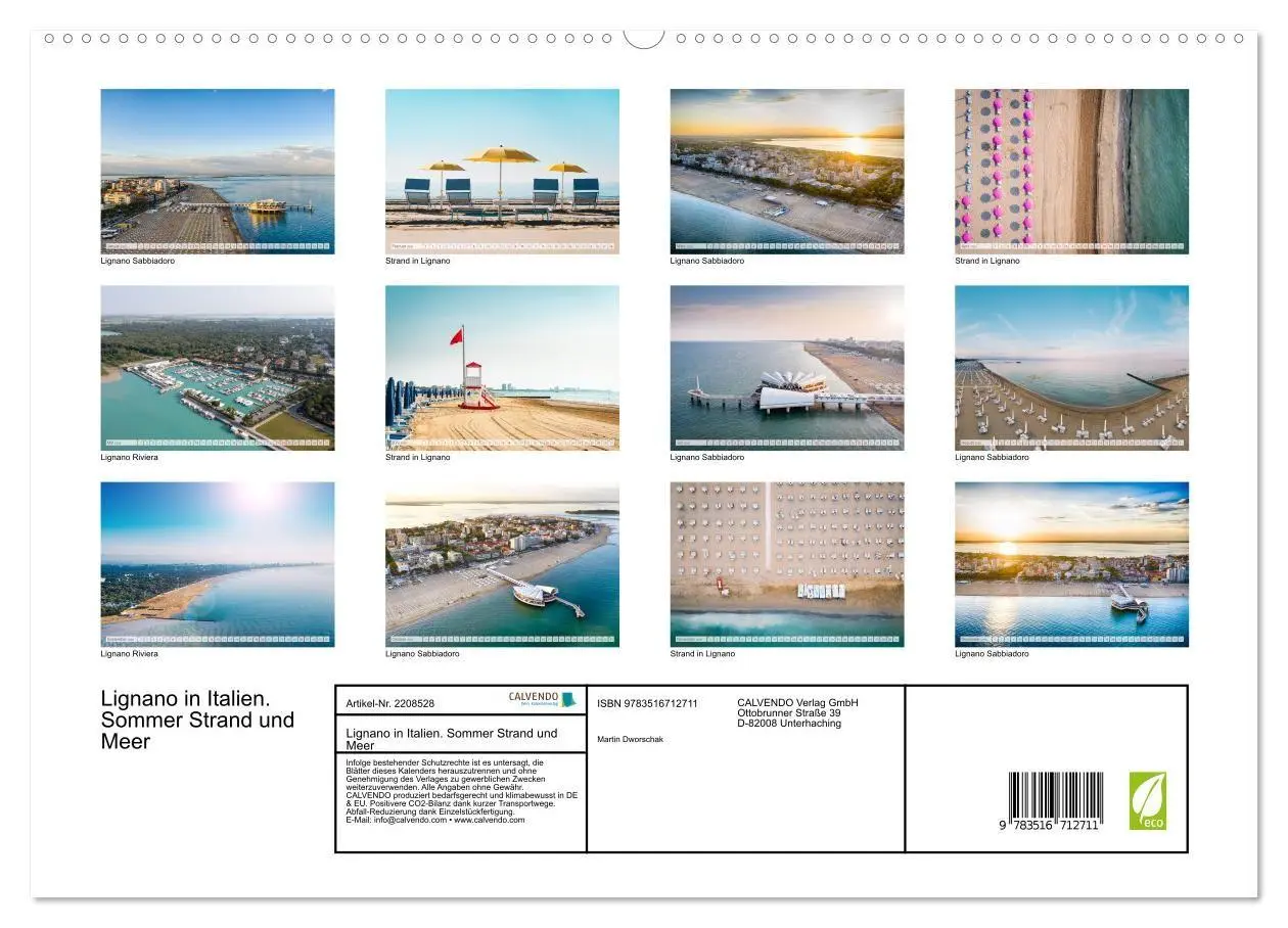 Bild: 9783516712711 | Lignano in Italien. Sommer Strand und Meer (hochwertiger Premium...