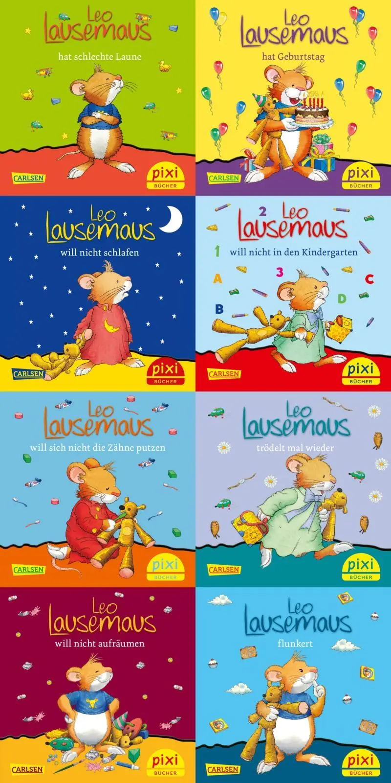 Cover: 9783551052711 | Pixi-Serie Nr. 271: Neues von Leo Lausemaus (8x8 Exemplare) | diverse