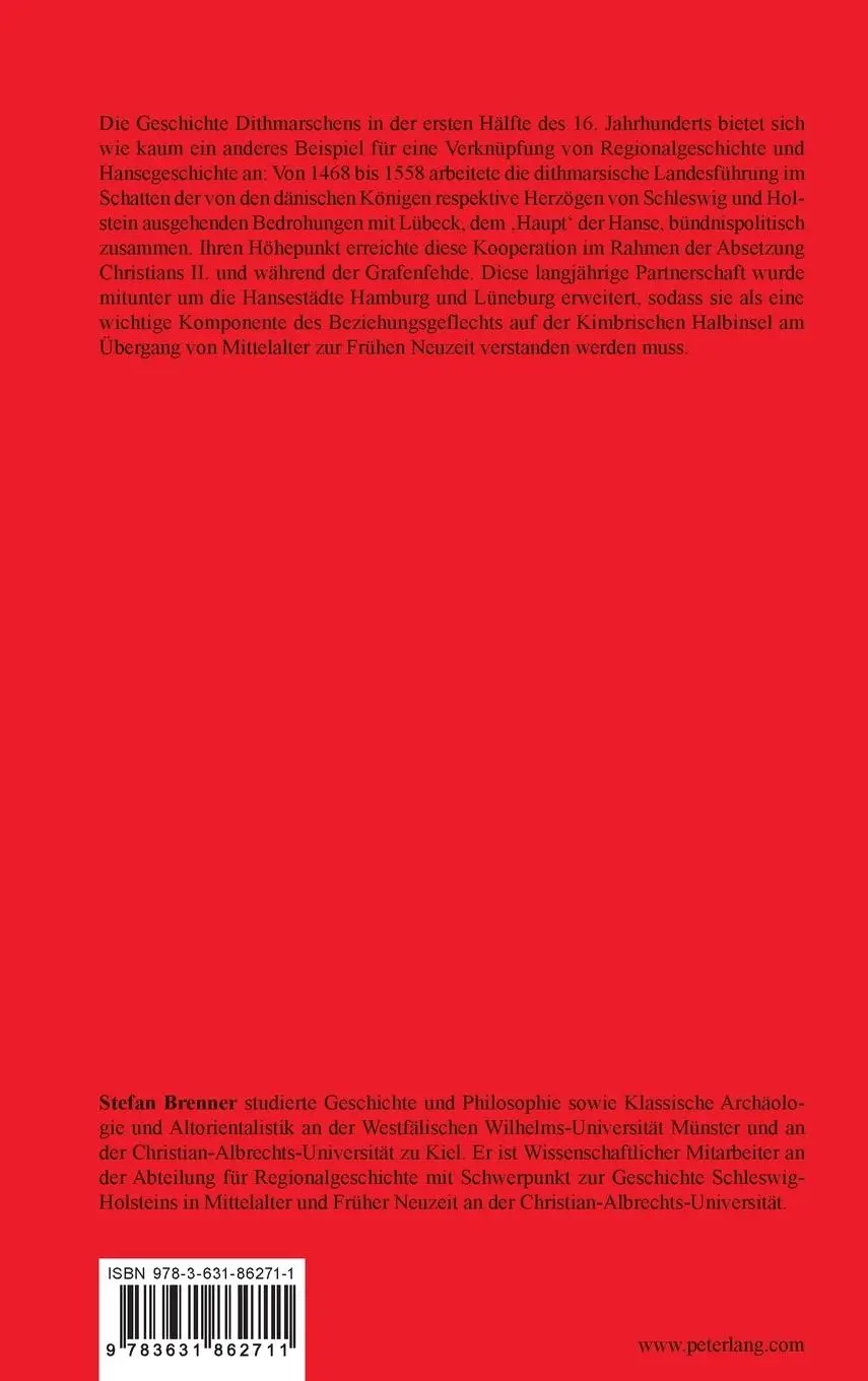 Rückseite: 9783631862711 | Im Fahrwasser regionaler Hansestädte | Stefan Brenner | Buch | Deutsch