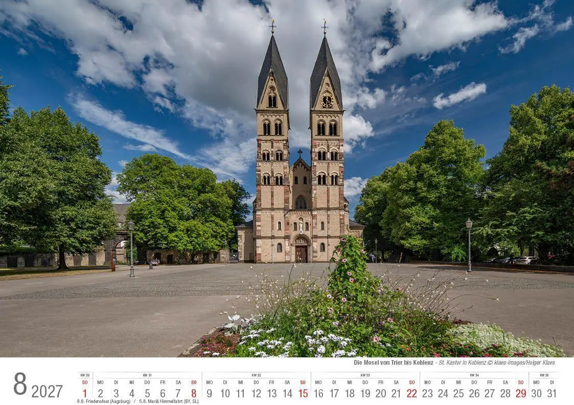 Bild: 9783965352711 | Mosel von Trier bis Koblenz 2027 Bildkalender A4 quer, spiralgebunden