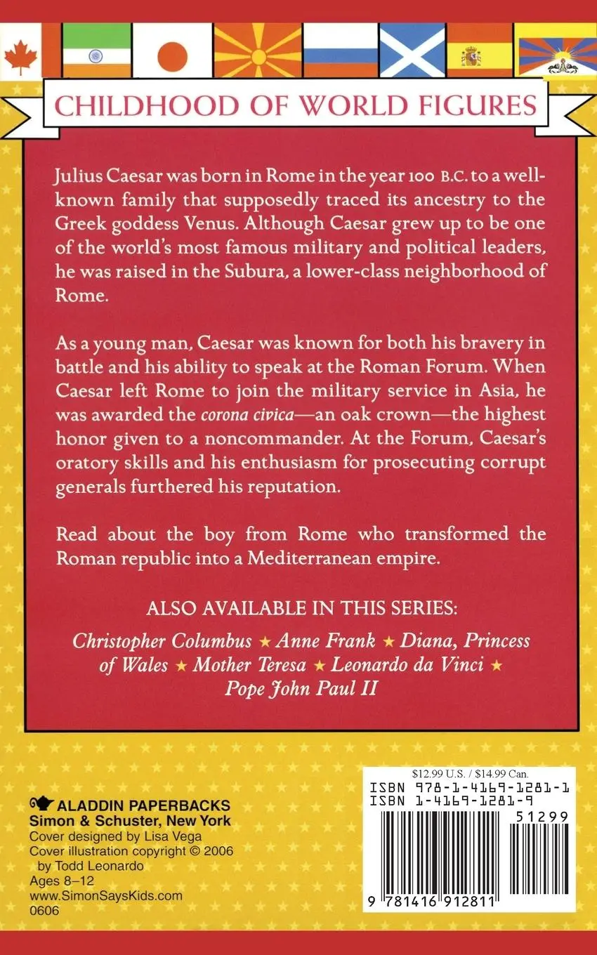 Rückseite: 9781416912811 | Julius Caesar | Young Statesman | Beatrice Gormley | Taschenbuch