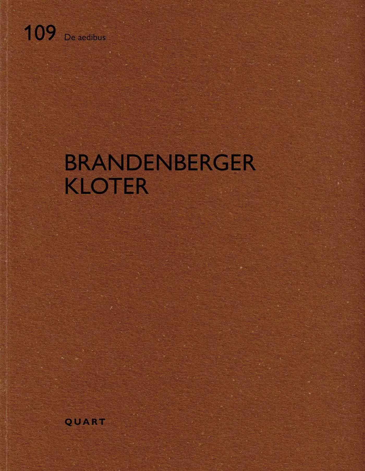 Cover: 9783037612811 | Brandenberger Kloter | deutsch/englisch | Heinz Wirz | Taschenbuch