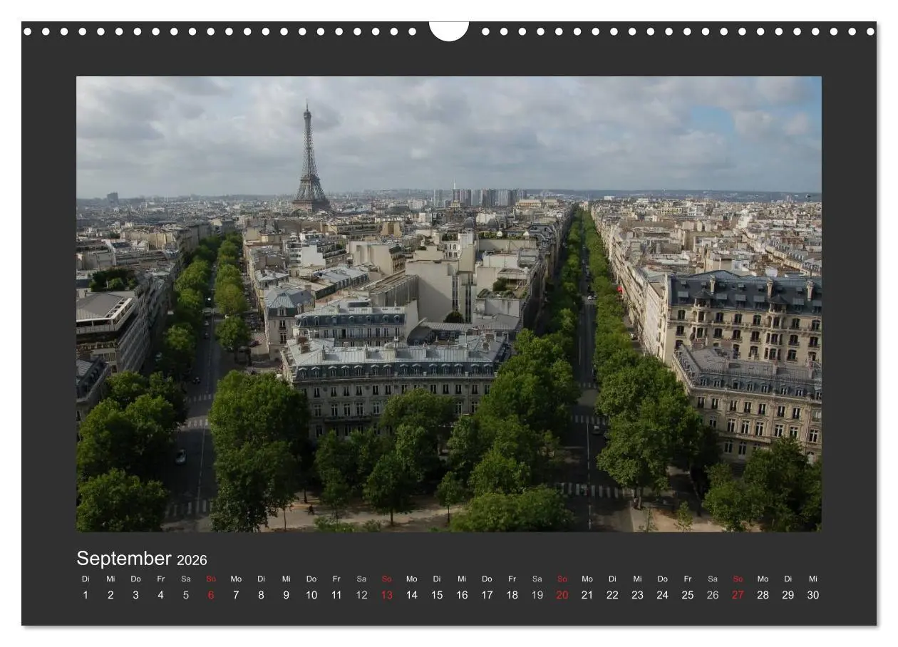 Bild: 9783516182811 | Paris, mon amour (Wandkalender 2026 DIN A3 quer), CALVENDO...